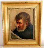 David W. Haddon (1859-1911) - Portrait eines bärtigen Mannes, Antiek en Kunst
