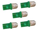 T10 autolamp 5 stuks | dashbordverlichting | groen | LED 12V, Verzenden, Nieuw