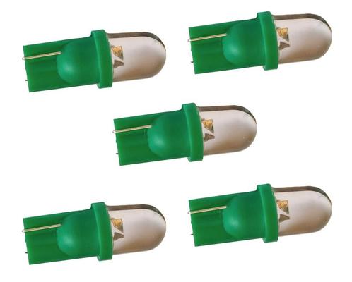 T10 autolamp 5 stuks | dashbordverlichting | groen | LED 12V, Huis en Inrichting, Lampen | Overige, Nieuw, Verzenden
