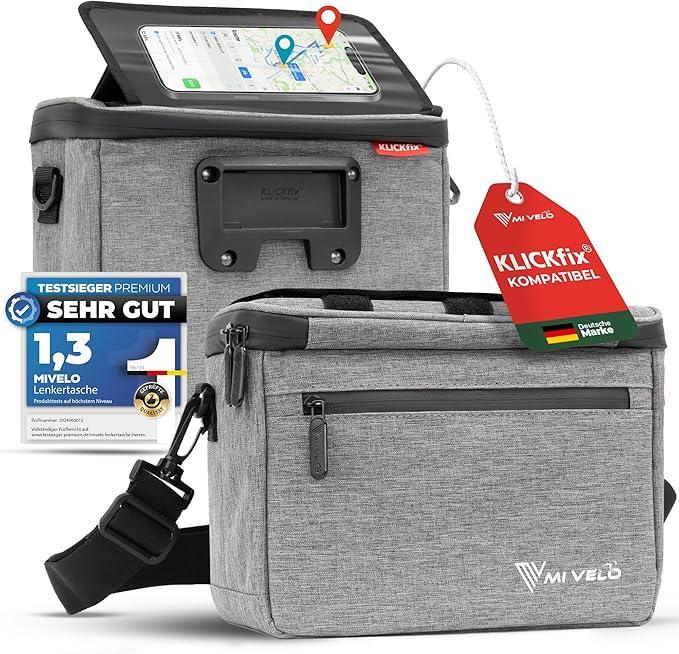 2dekans | MIVELO Stuurtas – Waterafstotend &, Fietsen en Brommers, Fietsaccessoires | Overige Fietsaccessoires, Zo goed als nieuw