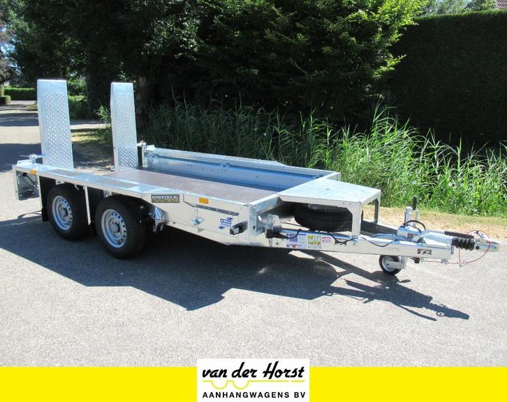 Ifor Williams GX105 303x157cm machinetransporter op voorraad, Auto diversen, Aanhangers en Bagagewagens, Nieuw, Ophalen