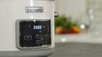 CrockPot Duraceramic Slow Cooker wit 5L Inductie proof, Verzenden, Zo goed als nieuw