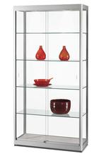 Luxe vitrinekast aluminium 100 cm met schuifdeuren front, Nieuw in verpakking
