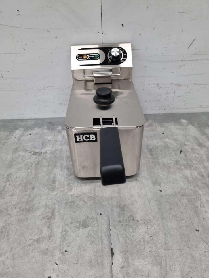 HCB RVS Friteuse Frituur 4,5 liter 230V Horeca, Zakelijke goederen, Horeca | Keukenapparatuur, Nieuw in verpakking, Ophalen of Verzenden