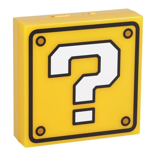Paladone Super Mario Night Light-Question Block (Diversen), Huis en Inrichting, Lampen | Overige, Nieuw, Ophalen of Verzenden