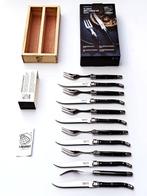 Laguiole - 12 pieces mini Cutlery set - Black - style de -