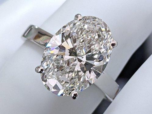 Zonder Minimumprijs - Verlovingsring - 14 karaat Witgoud -, Sieraden, Tassen en Uiterlijk, Antieke sieraden