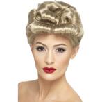 Blonde pruik met opgestoken haar - Damespruiken, Verzenden, Nieuw