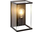 Lucide CLAIRE - Wandlamp 1xE27 - IP54 - Dimbaar - Antraciet, Verzenden, Zo goed als nieuw