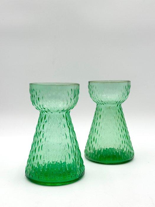 Tallbarr pattern - Vaas - Glas - Fins hyacint, Antiek en Kunst, Curiosa en Brocante