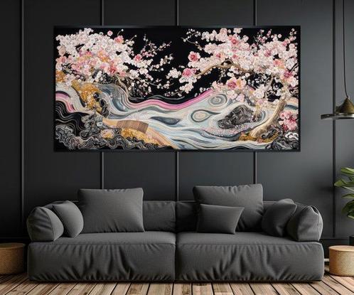 Miss Evoke - Pollen - XXL, Antiek en Kunst, Kunst | Schilderijen | Modern
