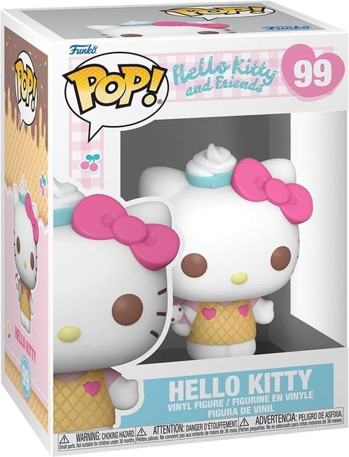 Funko Pop! - Hello Kitty withe Ice Cream #99 | Funko - Hobby, Verzamelen, Poppetjes en Figuurtjes, Nieuw, Verzenden