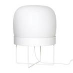 Hübsch - Staande lamp - Sneeuwachtige vloerlamp wit - IJzer