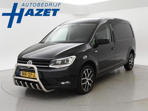 Volkswagen Caddy 2.0 TDI DSG AUT. L2H1 BMT MAXI EXCLUSIVE, Auto's, Volkswagen, Zwart, Financial lease, Lease, Overige modellen