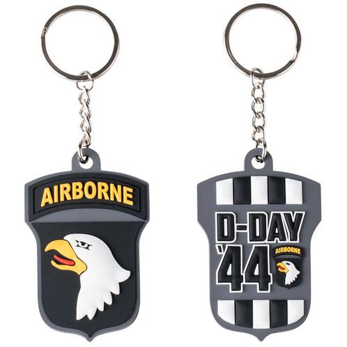Sleutelhanger PVC 101st Airborne D-Day 44 - Fostex WW2 Serie, Verzamelen, Sleutelhangers, Nieuw, Ophalen of Verzenden