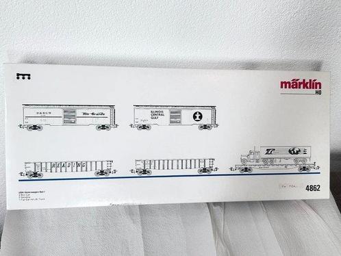 Märklin H0 - 4862 - Modeltrein goederenwagon (1) - USA, Hobby en Vrije tijd, Modeltreinen | H0