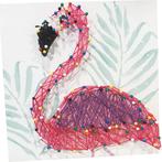 Knutselset - String-Art Flamingo - Roze - Hobby DIY Kind 3+, Nieuw, Ophalen of Verzenden