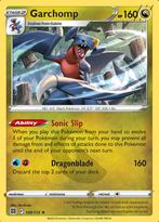 Garchomp 109/172 Holo Brilliant Stars, Hobby en Vrije tijd, Verzamelkaartspellen | Pokémon, Ophalen of Verzenden, Nieuw, Losse kaart