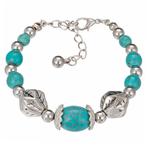 Fako Bijoux® - Armband - Turquoise - Blok & Blad, Verzenden, Nieuw