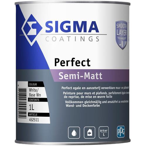 Perfect Semi-Matt 1 liter, Doe-het-zelf en Verbouw, Verf, Beits en Lak, Nieuw, Ophalen of Verzenden