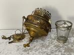 Wierookbrander - Koper - Wierookbrander met glas