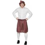 Rode Schotse verkleed kilt voor heren - Schotse kleding