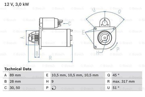 Startmotor / Starter, Auto-onderdelen, Motor en Toebehoren, Nieuw, Ophalen of Verzenden