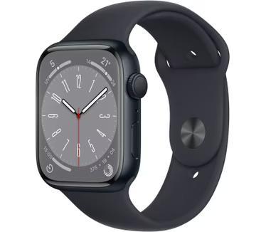 Apple Watch Series 8 41mm Cellular Zwart Zwart met GARANT..., Telecommunicatie, Mobiele telefoons | Apple iPhone, Zo goed als nieuw