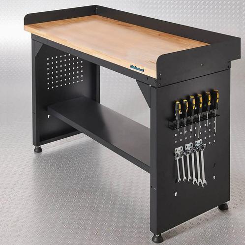 Datona Werkbank PRO - bamboe werkblad - legbord - 150 cm -, Doe-het-zelf en Verbouw, Werkbanken, Nieuw, Ophalen of Verzenden