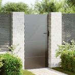 vidaXL Tuinpoort met slot Zwart 105 x 175 cm Poedergecoat, Verzenden, Nieuw