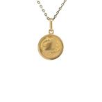 Gouden vintage vissen sterrenbeeld hanger 18 krt, Sieraden, Tassen en Uiterlijk, Kettinghangers, Ophalen of Verzenden, Nieuw