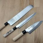 Japanese knives set Long Nakiri,Yanagiba and Deba CA220 -