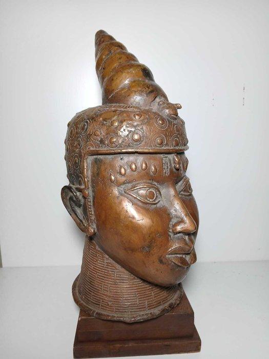 Prachtig hoofd van Oba Benin. - Benin - Nigeria (Zonder, Antiek en Kunst, Kunst | Niet-Westerse kunst
