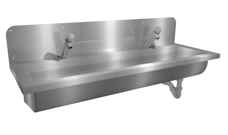 wastrog | RVS | Incl. kranen  | 6 formaten HorecaTraders, Zakelijke goederen, Horeca | Meubilair en Inrichting, Verzenden