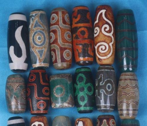 Dzi Parels - Tibetaanse Dzi Jaspis - Feniks Oog Dzi, 9-Oog, Antiek en Kunst, Antiek | Overige Antiek