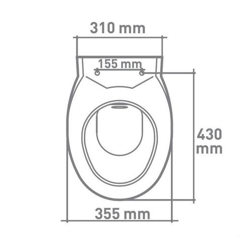 Staand Toilet Van Marcke Go met Vermaler Wit, Doe-het-zelf en Verbouw, Sanitair, Ophalen of Verzenden