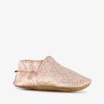 Groot leren babyschoenen roze met hartjes maat 17/18, Verzenden, Nieuw