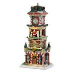 Kerstdorp | Lemax | The Village Square Clock Tower | Santa’s, Diversen, Kerst, Verzenden, Nieuw