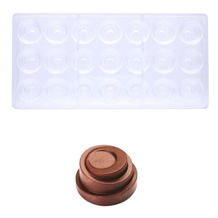 Pavoni Bonbonvorm Rond Babele (21x) Ø30mm, Hobby en Vrije tijd, Taarten en Cupcakes maken, Nieuw, Verzenden