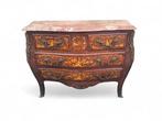 Commode - Hout, Marmer, Brons