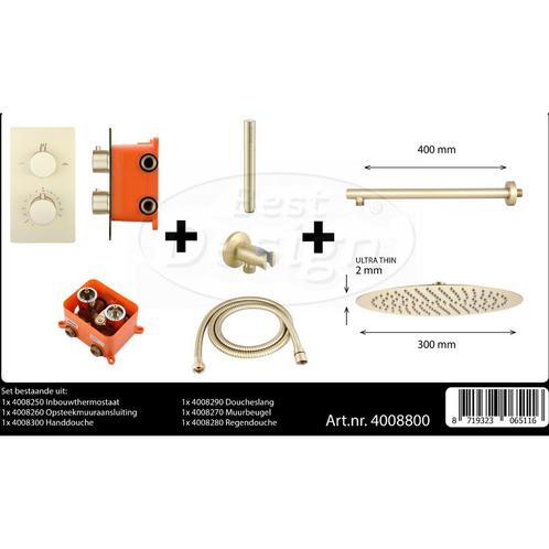 Best-Design One-Pack Inbouw-Regendoucheset Nancy-M-300, Doe-het-zelf en Verbouw, Sanitair, Kraan, Nieuw, Ophalen of Verzenden