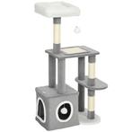 Krabpaal 107 Cm Kattentoren Met Hol, 2 Pluche Ballen, Sisal, Verzenden, Nieuw