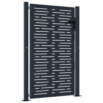 Antraciet Tuinpoort 105x155cm - Tweedekansje voor Jou! OP=OP beschikbaar voor biedingen