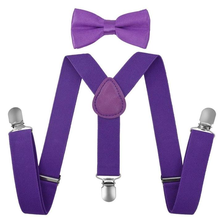 Fako Fashion - Kinder Bretels Met Vlinderstrik - 65cm -, Kinderen en Baby's, Kinderkleding | Overige, Verzenden