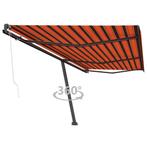 vidaXL Luifel vrijstaand automatisch 600x300 cm oranje en, Verzenden, Nieuw