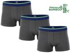 3 stuks Heren boxershorts  - Bamboe - Ondergoed - Antraciet, Kleding | Heren, Verzenden