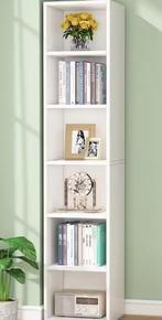 Hoge Hoekkast – Moderne Boekenkast met 6 Planken, Verzenden, Nieuw