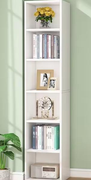 Hoge Hoekkast – Moderne Boekenkast met 6 Planken, Huis en Inrichting, Kasten | Boekenkasten, Nieuw, Verzenden