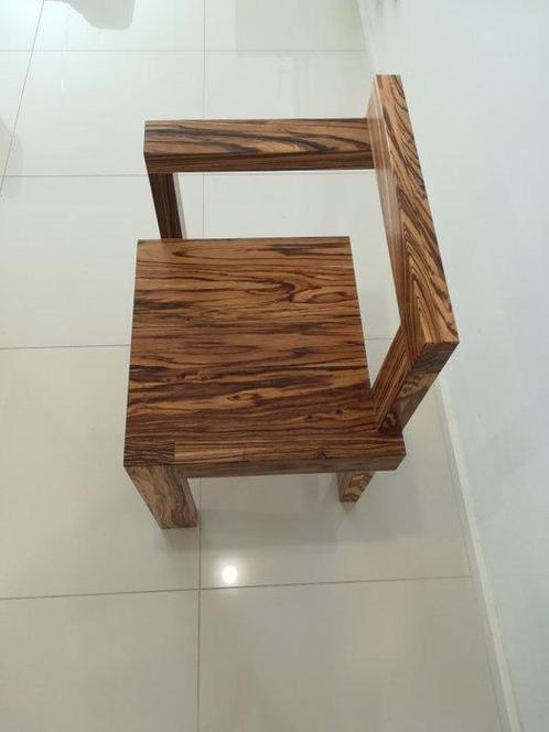 Domenico Labriola - Stoel - Zebrano - In de Rietveld-stijl, Antiek en Kunst, Kunst | Designobjecten