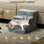 TRUUSK Opvouwbare Huisdiertrap - 3 Treden - Wasbare Pluche B, Dieren en Toebehoren, Honden-accessoires, Verzenden, Nieuw